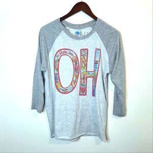 Luckybird Clothing OHIO Baseball Tee Size Medium
